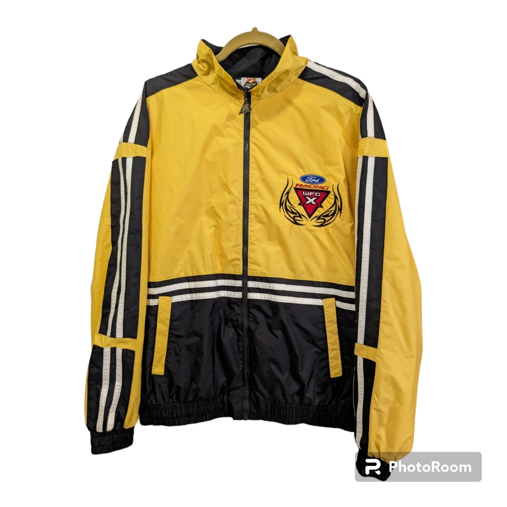 Speed Zone Race Gear World Ford Challenge X Nylon Jacket Men's Size XL